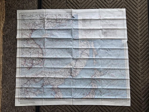 Wwii silk escape map - silk, japan