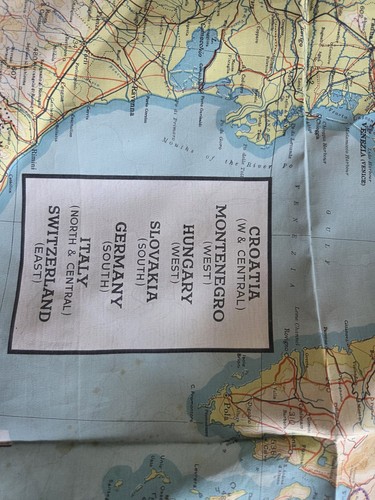 Vintage ww2 silk escape - ww2,