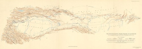The motor route from peking - motor,