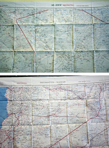 Flight map silk - silk, jauf