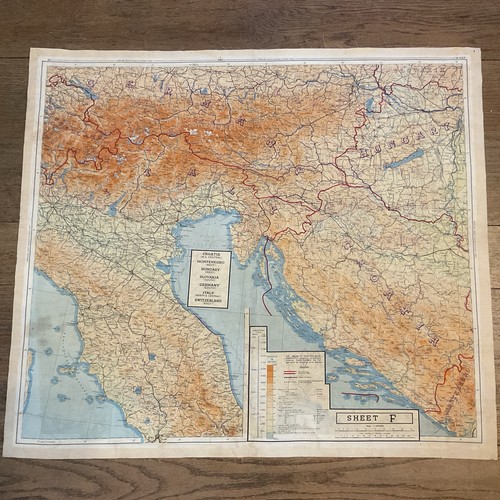 Vintage ww2 silk escape - vintage,