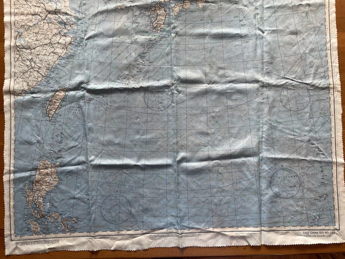 Wwii 1945 silk escape map - 1945,