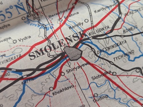 Military cold war - era, map