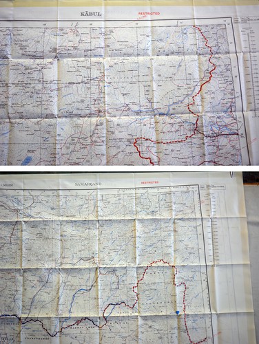 Flight map silk - map,